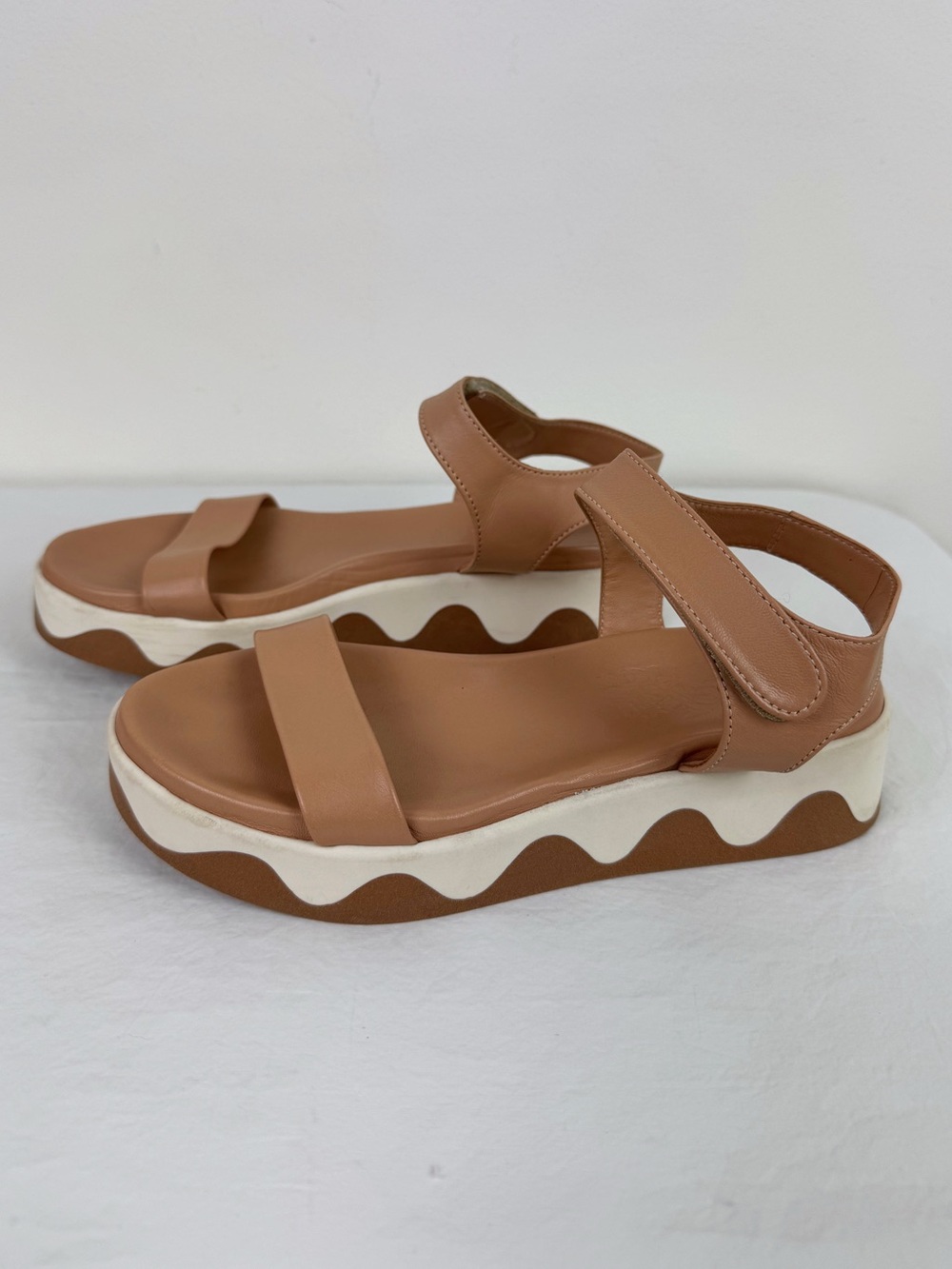 Ancient Greek Salamina Natural Sandals